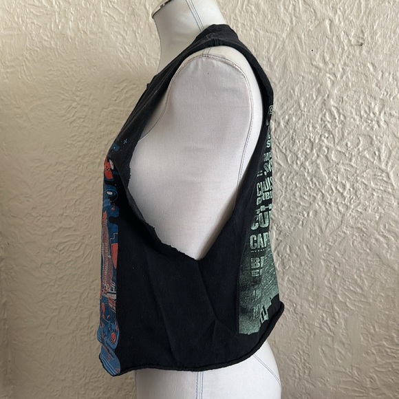 Austin City Limits 2019 Reworked Sleeveless Tee Shirt Billie Eilish Guns n Roses - Picture 3 of 7